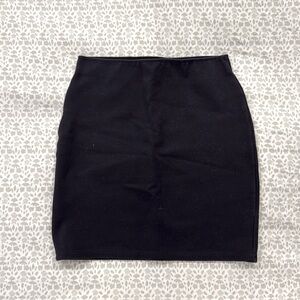 Black Abercrombie Mini Bodycon Skirt